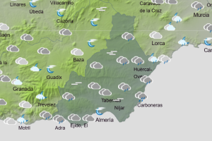 La provincia de Almería estará este jueves en alerta por lluvias y tormentas
