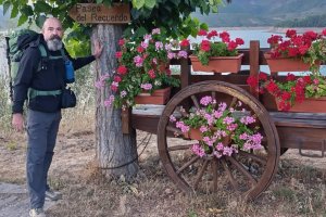 Jaime Luis Pérez en una de sus paradas durante la última y enriquecedora experiencia por España.
