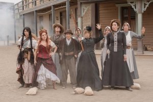 Imagen del rodaje de 'La que se avecina' en Almería.