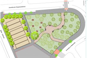 Proyecto de actuación en la nueva zona de esparcimiento en Balerma.