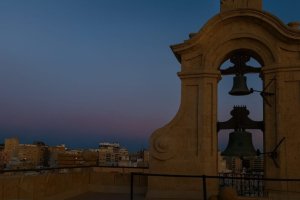 Anochecer desde el campanario de la Catedral de Almería.