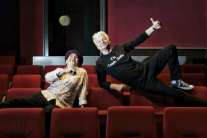 Carles Sans y José Corbacho, director de la obra.