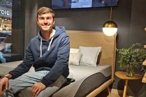 Cristo Zorro, Portero de la UD Almería B en las instalaciones de Colchón San Ginés