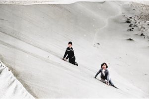 Las grandes dunas de Cabo de Gata a comienzos de los años setenta.