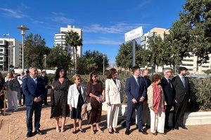 Inauguración del parque José Vallejo Osorno en Almería.