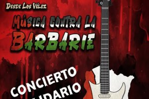 Detalle del cartel del evento solidario en Chirivel.