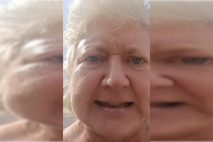 La mujer que llamó a la Guardia Civil y grabó un vídeo que se ha hecho viral en redes.