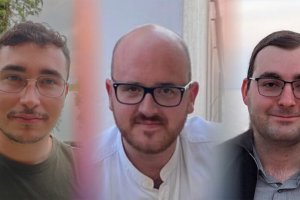 Tres nuevos sacerdotes en Almería: Antonio Jesús Navarro Vicente, Juan Antonio Pérez Fuentes y Jesús Manuel Rodes Cano.