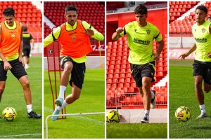 Álex Muñoz, Nelson Monte, Federico Bonini y Chirino.