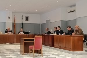 Momento del juicio en una de las salas de la Audiencia Provincial de Almería.