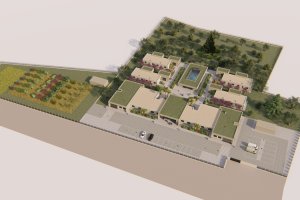 Imagen del proyecto de la Residencia Hogar Azul.