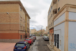 Calle Molino, en el Barrio Alto, donde ocurrió la caída.