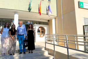 Juan José Martín Uceda en su último día como profesor en el IES Aguadulce.