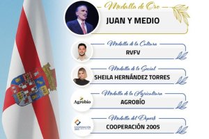 Los premiados del Día de la Provincia 2025.