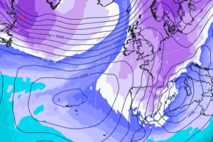 Pronóstico de las temperaturas de la Aemet para el próximo viernes