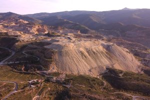 Zona de la denominada escombrera en Macael en una imagen de archivo.