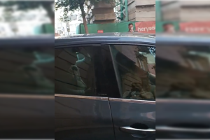 Javier A. Gacía y Fernando Giménez han salido de Diputación en coches de la UCO.