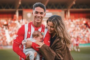 Una foto muy emotiva publicada por Arribas en sus redes sociales.