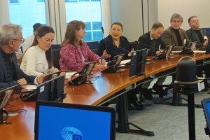 Reunión de los populares de Almería y Jaén con Carmen Crespo y María Gafo.