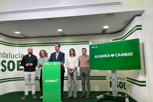 Parte de la dirección del PSOE de Almería.