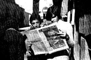 Edición especial de LA VOZ por la muerte de Franco