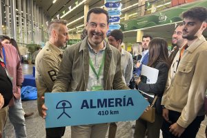 Juanma Moreno, en el reciente Congreso Autonómico del PP de Andalucía