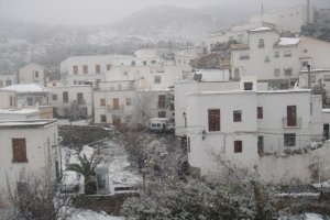 Beires cubierto de nieve