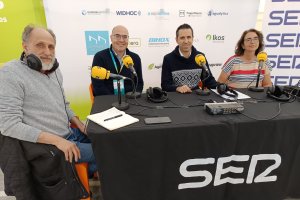 Investigadores del Centro Experimental de Las Palmerillas durante su paso por 'Hoy por Hoy Almería'.