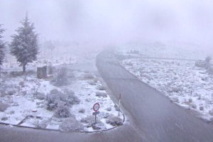 Imágenes captadas por las cámaras de Calar Alto este 30 de noviembre.