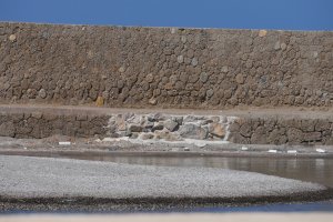 Reparación del dique de poniente del puerto de Adra.