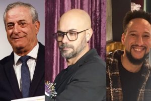 El empresario hotelero Lázaro López, el diseñador Sergi Regal y el técnico deportivo Said Zamani.