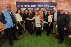 Los componentes de la Junta de Gobierno del Colegio de Administradores de Fincas presidida por Charo Oyonarte.