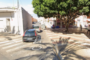 Calle Barcelona de Roquetas de Mar, donde han ocurrido los hechos.