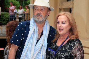 Fedra Lorente y su marido, Miguel Morales.