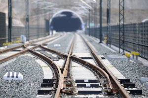 Desvío ferroviario.