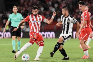 Leo Baptistao llegó al Almería en 2022 y con 33 años quiere seguir más tiempo vinculado a la entidad rojiblanca.