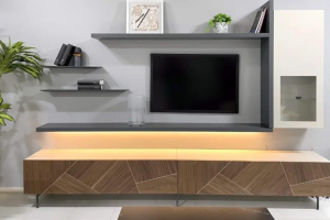 Un salón en la exposición de Cadena Flores.