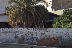 Casa en la que se ha declarado el incendio.