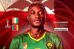 Pastilla que ha publicado Patrick Soko en su Instagram con motivo del partido ante Costa de Marfil.