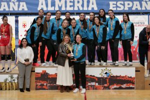 Las chicas del Cajamar Mintonette Almería.