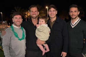 Adrián Embarba, Leo Baptistao, Federico Bonini y Nelson Monte.