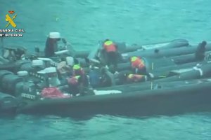 Una de las imágenes que deja la macrooperación Alinda contra el petaqueo.