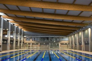 Vista de la piscina del CDM Rafael Florido