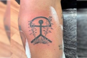 Tatuaje que se ha realizado el creador de contenido David Giménez