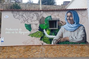 Mural de Moxaico en Benecid.