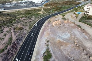 Así luce la carretera tras las obras de mejora.