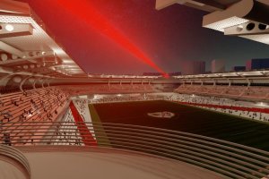 Es estadio de Vallecas se adapta a los nuevos tiempos.