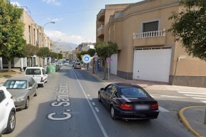 Calle San Isidro, en el municipio de El Ejido.