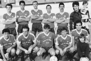 La A.D. Adra, entrenada por Paco Ripoll.