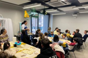Taller saludable de cocina en el Aula del Mar.